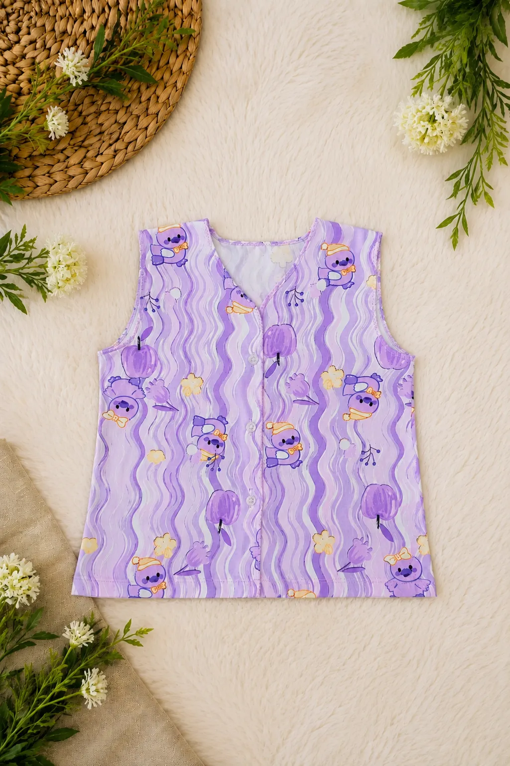 Newborn Girls Kids Dress 5 Pcs Combo MKNBDC-951 view 3