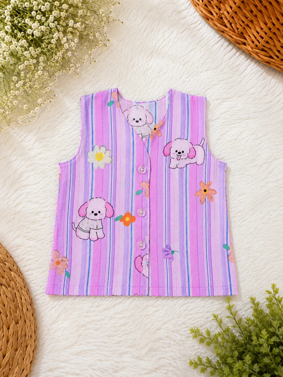Newborn Girls Kids Dress 5 Pcs Combo MKNBDC-951 view 6