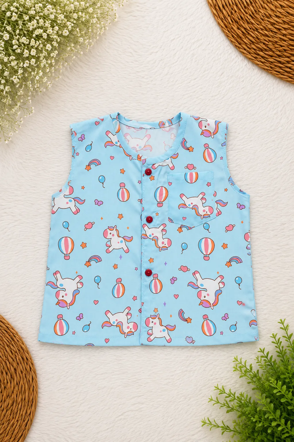 Newborn Boy Kids Dress 5 Pcs Combo MKNBDC-952 view 4